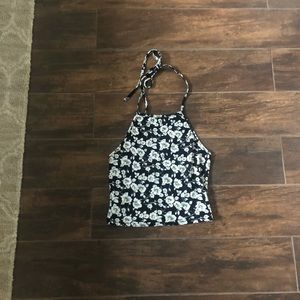 Daisy halter crop top